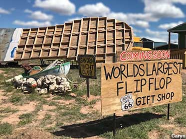 World's Largest Flip Flop.