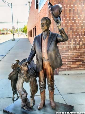 Calvin Coolidge Statue.